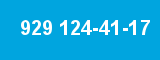 929 124-41-17 929 124-41-17